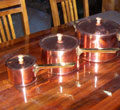 Copper Saucepans